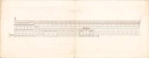 Neureuther, Gottfried von; Würzburg; Bahnhof - Ansicht