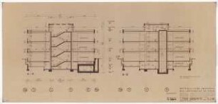 Physikalische Institute der Universität Köln: 1. Physik Querschnitte, 1:100