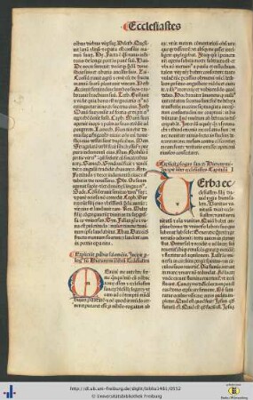 Prologus sancti Hieronymi in librum Ecclesiasten