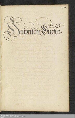 Historische Bucher
