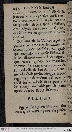 Billet
