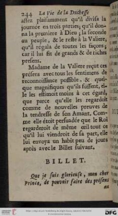 Billet