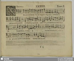 XXXIIII. Nativitatem beatae Mariae virginis