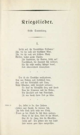 Kriegslieder