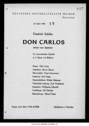 Don Carlos Infant von Spanien