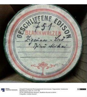 "Zigeunerlied" (historische Bezeichnung)