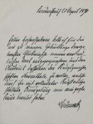 Einlage: Brief