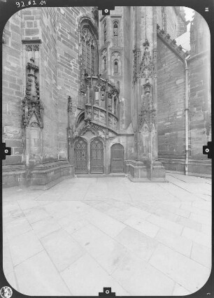 Zwickau. Dom St. Marien. Nordseite mit Treppenturm