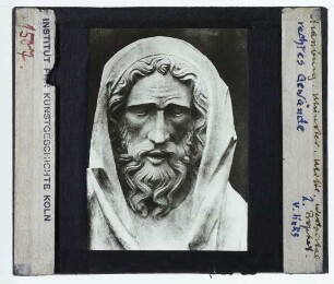 Straßburg, Münster : Mittleres Westportal, rechtes Gewände, 2. Prophet von links