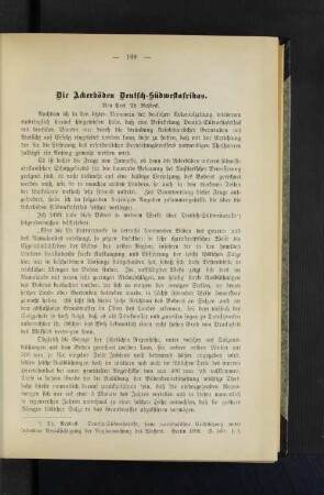 Die Ackerböden Deutsch-Südwestafrikas.