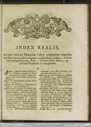 Index Realis