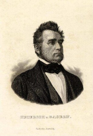 Bildnis von Heinrich Freiherr von Gagern (1799-1880)