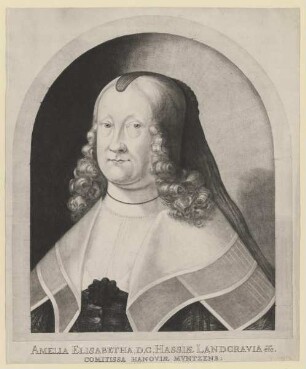 Bildnis der Amelia Elisabetha, Landgräfin von Hessen