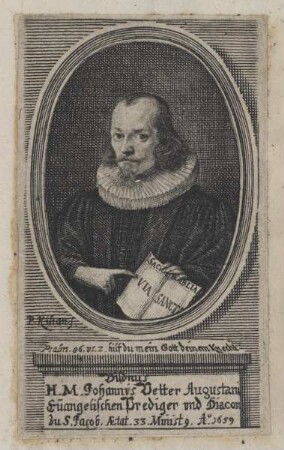 Bildnis des Johannis Vetter