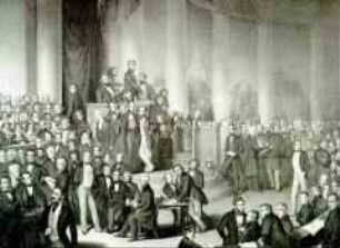 Die Abgeordneten der Frankfurter Nationalversammlung (gerahmt)