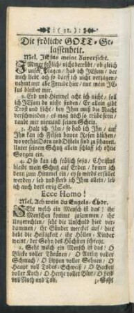 Die fröliche GOTT-Gelassenheit