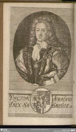 Victor Amadeus Dux Sabaudiae etc.