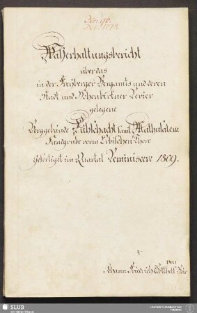 Waßerhaltungsbericht über das in der Freyberger Bergamts und deren Stadt- und Hohenbirkner Revier gelegene Berggebäude Kühschacht samt Mathusalem Fundgrube vorm Erbischen Thore - 17.7179 4.