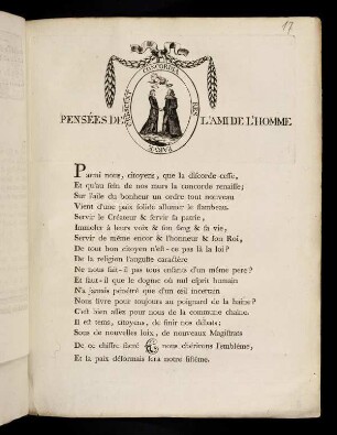 Pensées De L´Ami De L´Homme