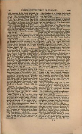 Lowndes' British Librarian or bookcollector's guide : to the formation of a library in all branches of literature, science and art ; arranged in classes, with prices, critical notes, references and an index of authors and subjects, 10