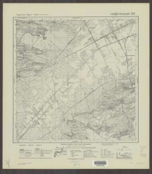 522 Langenmoosen ; Topographische Karte von Bayern 1:25.000 [Positionsblätter]