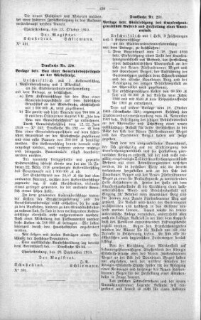No. 18 (260-289) (269,270,271), 19. Oktober 1910