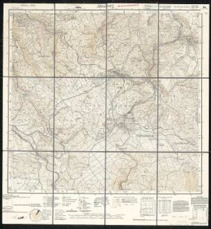 Meßtischblatt 119 : Altenberg, 1939 : Altenberg. - Umdr.-Ausg., aufgen. 1910, hrsg. 1912, außersächs. Teil 1919, bericht. 1923, einz. Nachtr. 1933. - 1:25000. - Leipzig, 1939. - 1 Kt.