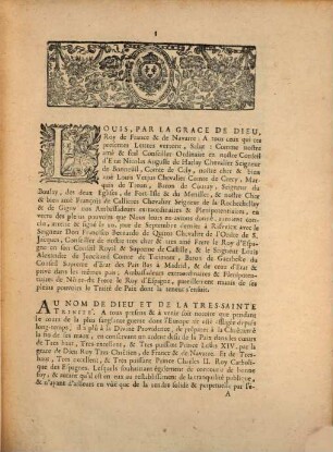 Traité de Paix entre la France et l'Espagne : Conclu à Ryswick le 20. Septembre 1697