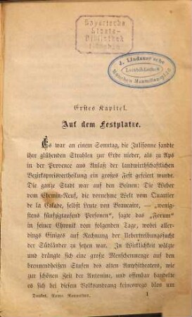 Numa Roumestan : Autorisirte Uebersetzung mit dem Portrait Alphonse Daudet's, 1