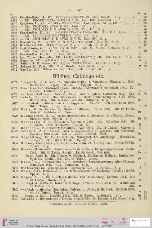 Bücher, Cataloge etc (Nr. 6673 - 6835)