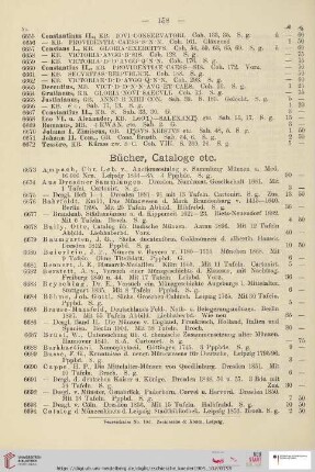 Bücher, Cataloge etc (Nr. 6673 - 6835)