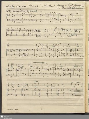 Notenhandschrift