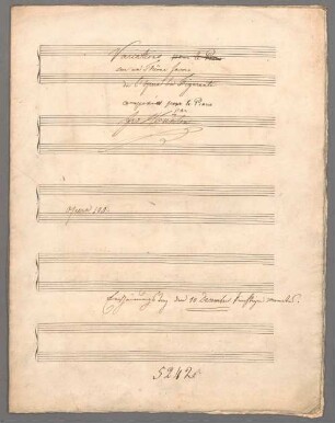 Variationen, Klavier, op. 105. - BSB Mus.Schott.Ha 5157-2