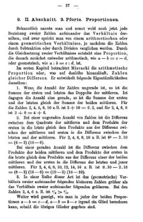 9. Proportionen.