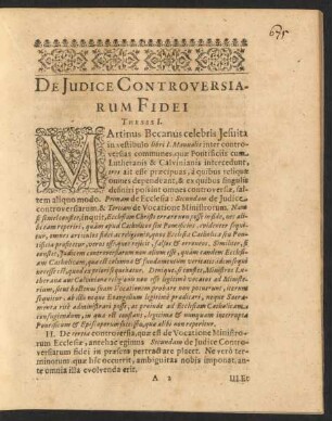 [Thesis I. - XLVII.]