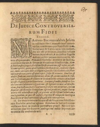 [Thesis I. - XLVII.]