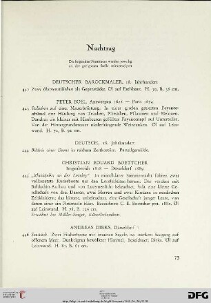 Nachtrag (Nr. 442-453)