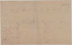 Troost, Paul Ludwig; München, Arcisstr. 12; Führerbau der NSDAP - Montagegeschoss, Sanitäre Anlage (Schnitte; Details)