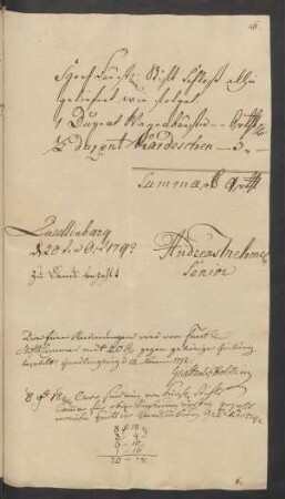 [Quittung] ... Quedlinburg [den] 26. Nov 1792.