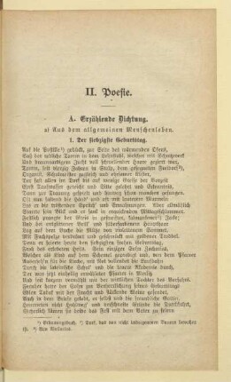A. Erzählende Dichtung