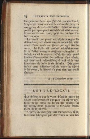 Lettre LXXXVI-XC