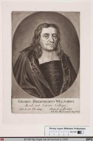 Bildnis Georg Hieronymus Welsch