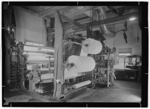 Königstein. Papierfabrik, Papiermaschine