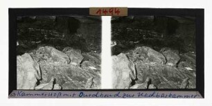 Kammerstoß mit Durchbruch zur Nachbarkammer, Bleizinkerzgrube Ramsbeck