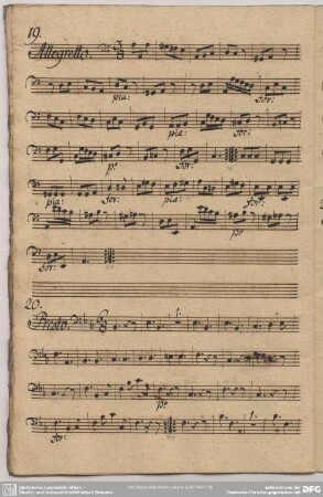 19. Allegretto, C-Dur