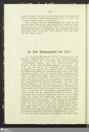 II. Die Polenpolitik bis 1871