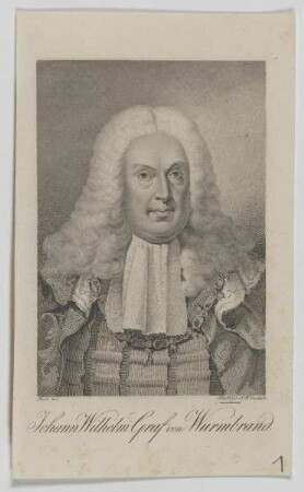 Bildnis des Johann Wilhelm von Wurmbrand