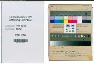 Entnazifizierung Paul Pott , geb. 26.08.1900 (Kaufmann)