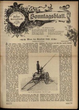 Ausgabe vom Sonntag, den 11. März 1900.