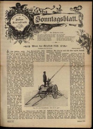Ausgabe vom Sonntag, den 11. März 1900.
